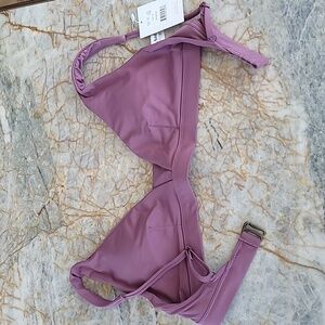 Andie purple Tahiti top bathing suit top